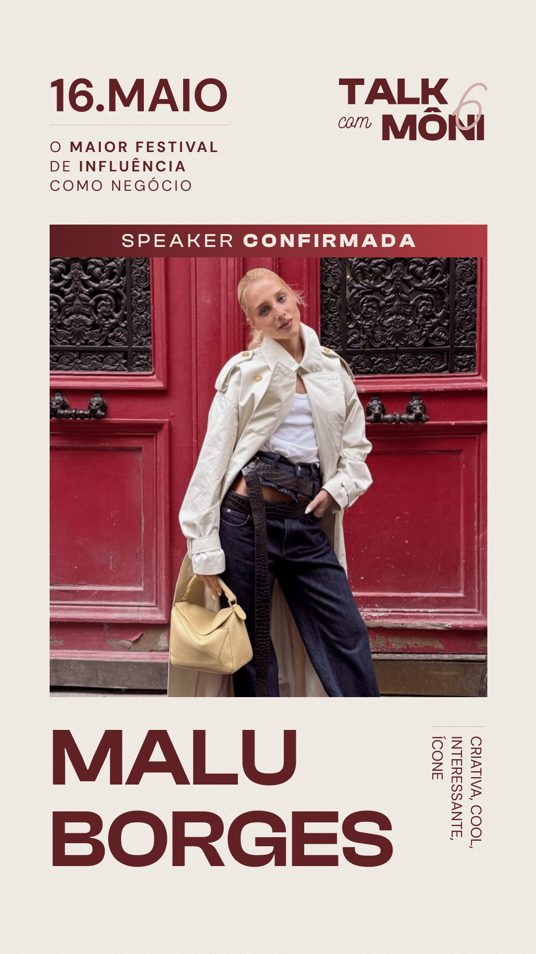 Talk com Môni — anúncio da campanha