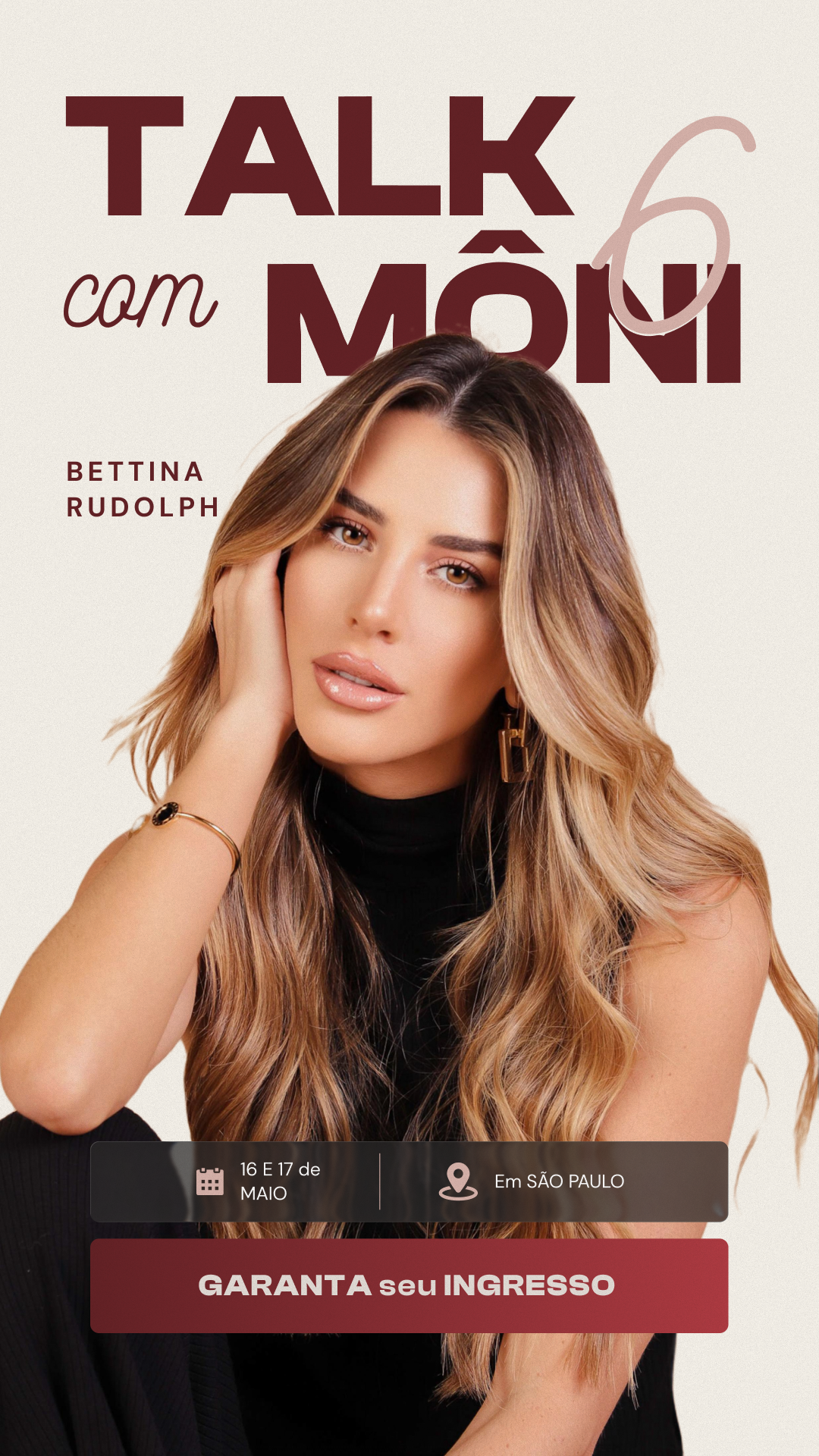 Talk com Môni — anúncio Bettina