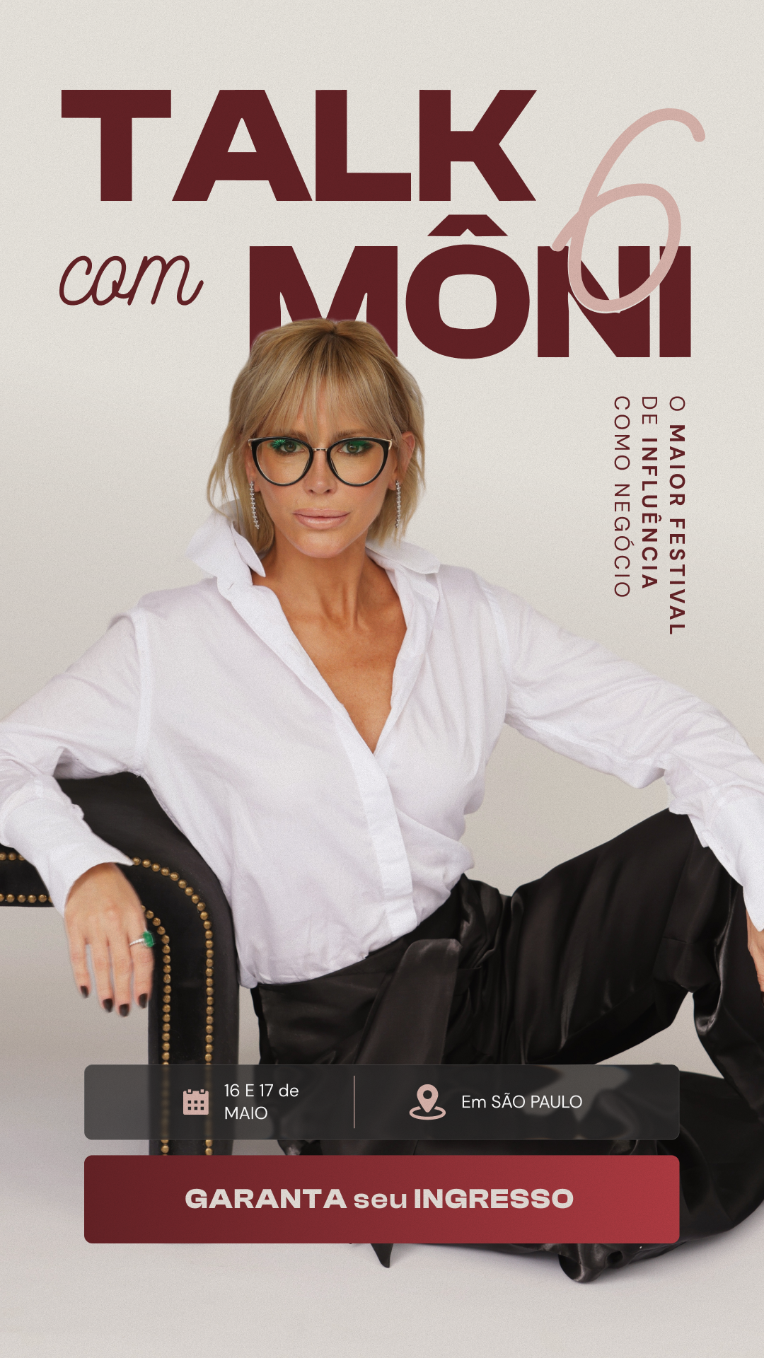 Talk com Môni — anúncio Mônica Salgado