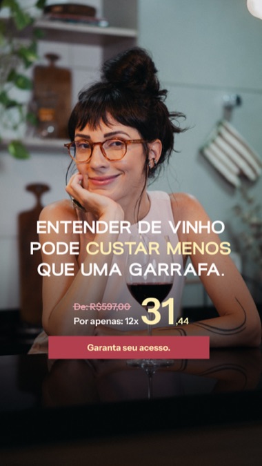 Criativo — entender de vinho