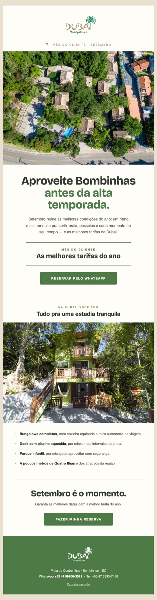 Dubai Bungalows — Mês do Cliente